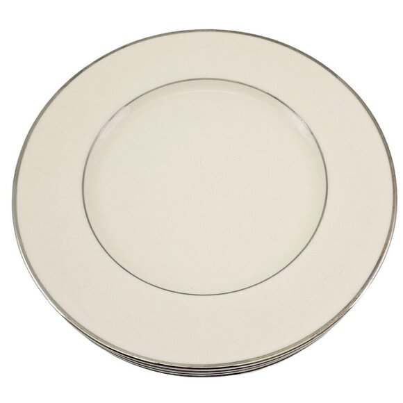 Royal Devon USA Simplicity Platinum 8 ¼” Salad Luncheon Plates – Set of 5 - Picture 4 of 16